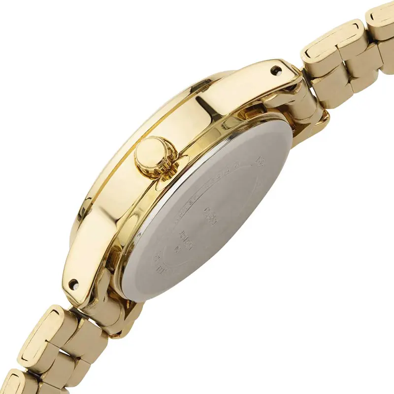 Casio Enticer Japan Quartz Black Dial Gold-tone Ladies Watch- LTP-V005G-1B